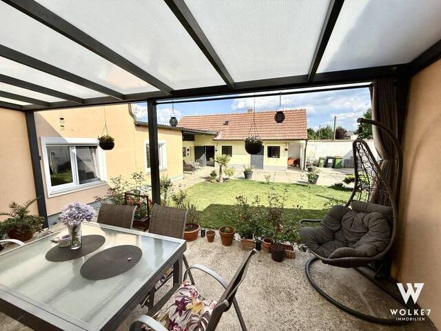 Immobilie in Lassee - Saniertes Haus mit Garten und Nebengebäude nahe Wien | Bezirk Gänserndorf | viel Platz für Familie, Arbeiten und Wohnen - Bild 3