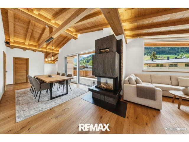 Immobilie in Aurach bei Kitzbühel - Mit dem Lift direkt in Ihr neues exklusives Penthouse mit Glaskamin und Traum Ausblick in Aurach bei Kitzbühel - - Bild 3