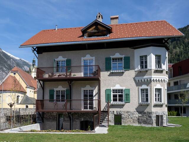 Immobilie in Zams - Modernes 3-Zimmer-Studio mit Gewölbe in der Villa Haueis in Zams Tirol - TOP 01: Rückzug, Licht und modernes Wohngefühl in historischen Mauern - Bild 1