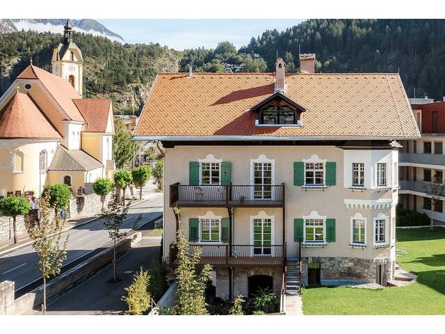 Immobilie in Zams - Modernes 3-Zimmer-Studio mit Gewölbe in der Villa Haueis in Zams Tirol - TOP 01: Rückzug, Licht und modernes Wohngefühl in historischen Mauern - Bild 3
