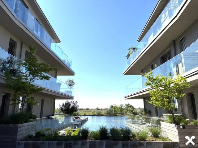 Immobilie in Oggau am Neusiedler See - 365 Tage Urlaub! Exklusives See-Appartement, Bootsanlegeplatz optional! - Bild 0