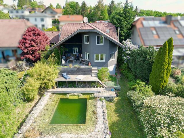 Immobilie in Altlengbach - GROSSZÜGIGES EINFAMILIENHAUS MIT SCHWIMMTEICH DIREKT AN DER GRÜNLANDGRENZE - Bild 0