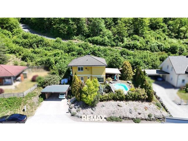 Immobilie in Pischeldorf - Energieeffizientes Einfamilienhaus in erhöhter Aussichtslage mit Pool - Bild 2