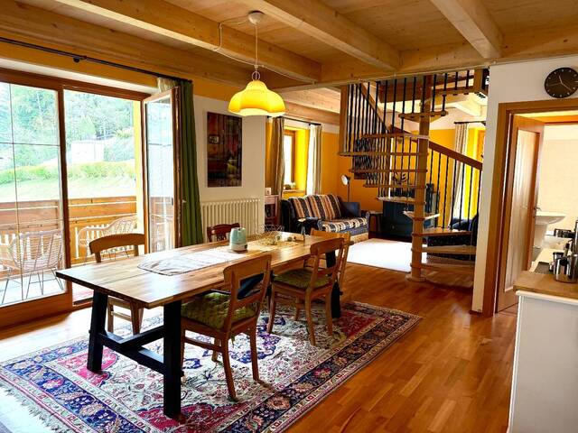 Immobilie in Kleinkirchheim - Sonnige Maisonette im Zentrum von Bad Kleinkirchheim: 2 Schlafzimmer, 2 Balkone - Bild 1