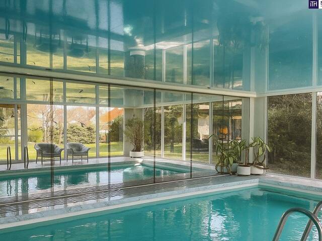 Immobilie in Gänserndorf - Bungalow mit Indoor-Pool, Weinkeller & außergewöhnlich großem Grundstück / Eigengrund - Bild 1