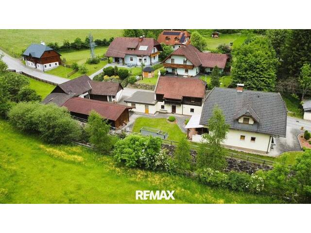 Immobilie in Schöder - Tolle Liegenschaft mit einem Einfamilienhaus und urigem Bauernhaus mit Garagen und Stallgebäude - Bild 0