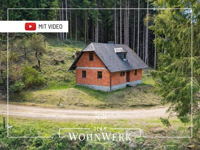 Immobilie in Weißkirchen in Steiermark - Almliegenschaft Stubalpe | Massiv-Rohbau zum Eigenausbau | 5.000 m² Privatforst & Quelle - Bild 0