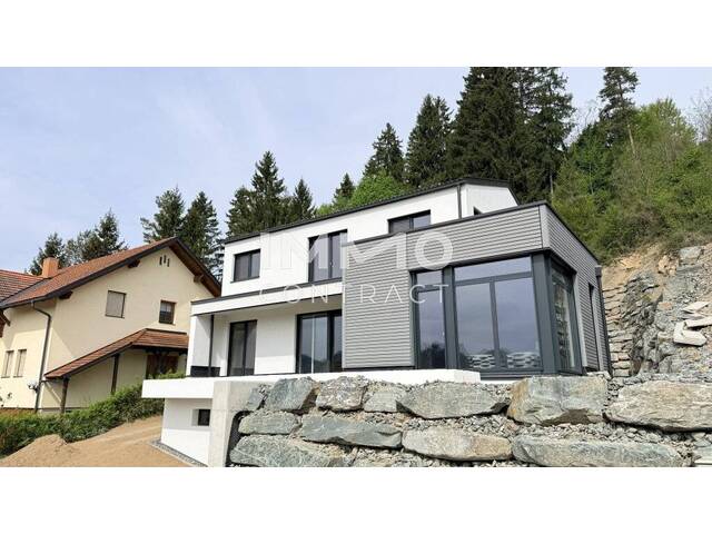 Immobilie in Launsdorf - Modernes Griffner-Architektenhaus mit Burgblick - Bild 1