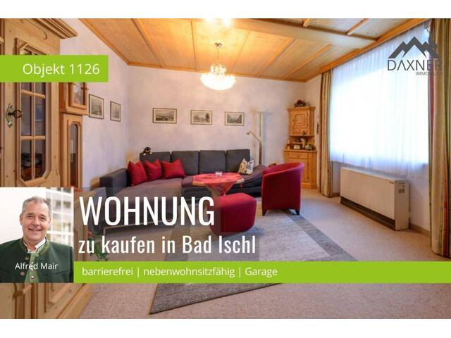 Immobilie in Bad Ischl - Top gepflegte 2-Zimmer-Wohnung mit hochwertiger Ausstattung & Garage - Bild 0