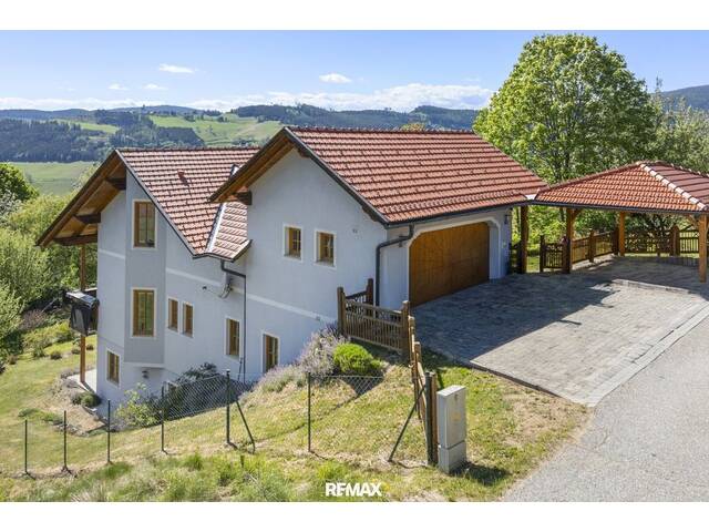 Immobilie in Knappenberg - Stilvolle Wohlfühloase mit Gartenidylle und Fernblick in Knappenberg - Bild 4