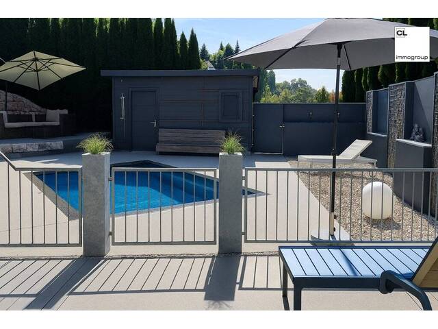 Immobilie in Hallwang - Traumhaft schöne, moderne Reihenvilla mit Pool, Garten, Terrasse und Garage - ideale Lage in Hallwang mit schönem Ausblick! - Bild 4