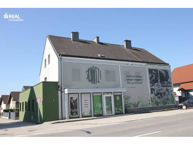 Immobilie in Amstetten - Wohnhaus mit Verkaufsgeschäft und Imbiss/Bistro - Bild 1