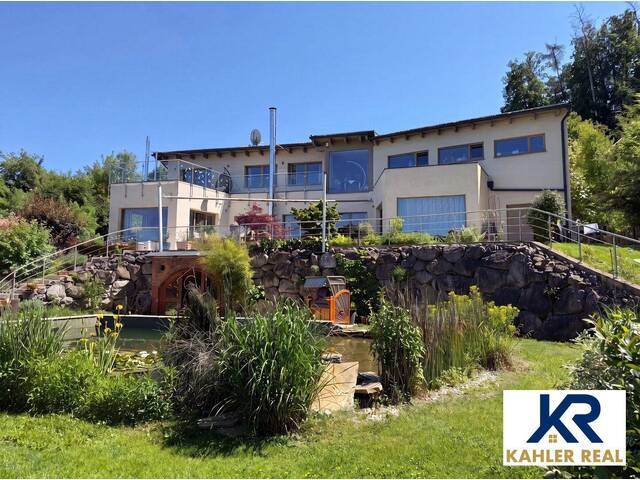 Immobilie in Altlengbach - Exklusives Naturdomizil mit Schwimmbiotop, Weinkeller und Panoramablick - Bild 0