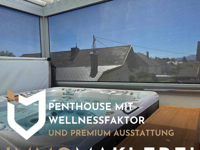 Immobilie in Bad Hall - PENTHOUSE MIT WELLNESSFAKTOR UND PREMIUM AUSSTATTUNG - Bild 0