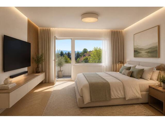 Immobilie in Klagenfurt - Wohnung in exklusiver Lage mit Balkon und Bergblick - Bild 1
