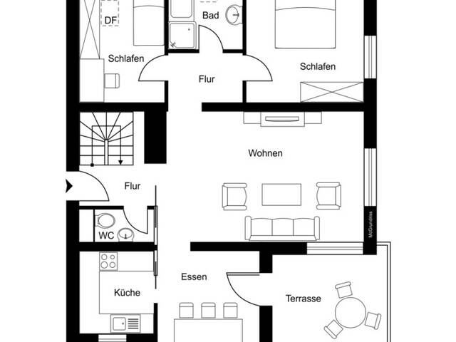 Immobilie in Hard - Großzügige Maisonette-Wohnung mit besonderem Wohngefühl im Dachgeschoss - Bild 1