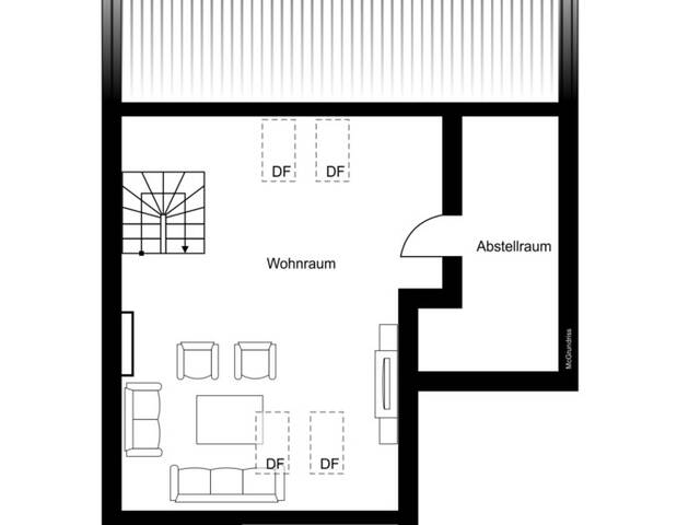 Immobilie in Hard - Großzügige Maisonette-Wohnung mit besonderem Wohngefühl im Dachgeschoss - Bild 2