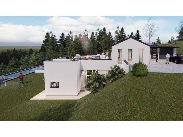 Immobilie in Kumberg - Nähe Graz: Luxuriöse Villa - Rohbau bereits fertig - mit herrlichem Ausblick in erhöhter Traumlage! - Bild 0