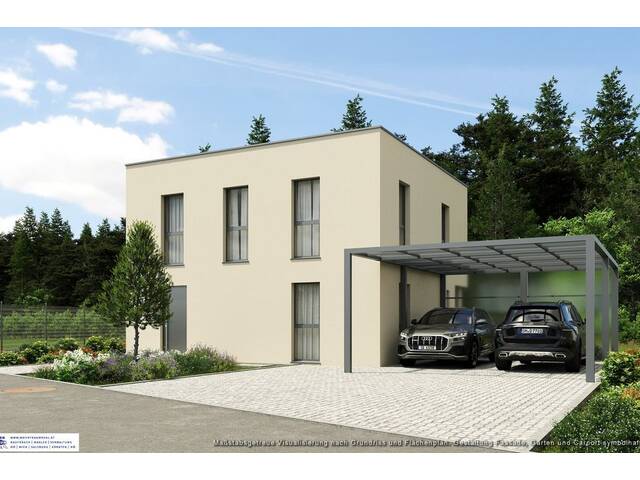 Immobilie in Ruhstetten - Einfamilienhaus am Waldrand (Haus A, projektierter Neubau) mit Garten und Terrasse UND 1.350 m² landwirt. Fläche!! - Bild 3