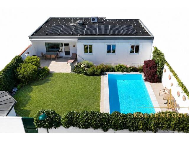 Immobilie in Maria Enzersdorf - Großzügiger Bungalow mit Pool, hochwertig ausgebautem Untergeschoß und bemerkenswerter Energieeffizienz in der Südstadt - Bild 4