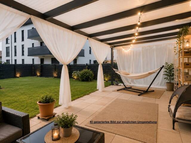 Immobilie in Werndorf - Stilvolle Gartenwohnung mit großer Terrasse, 35m² Hobbyraum und Tiefgaragenparkplatz! - Bild 0