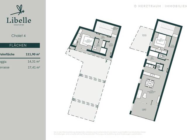 Immobilie in Oberdorf - Ihr privates Paradies am Weißensee - Chalet mit 112 m² Wohnfläche, 298 m² Garten & Seezugang - Bild 2
