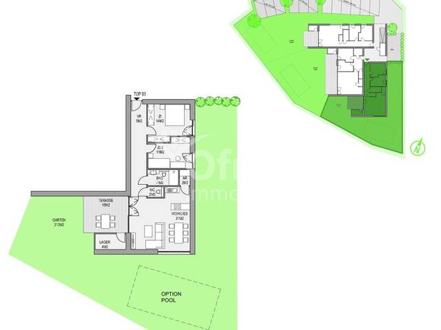 Immobilie in Pichling bei Köflach - TOP Neubau Projekt: Erdgeschoßwohnung mit Terrasse und Eigengarten - Bild 2