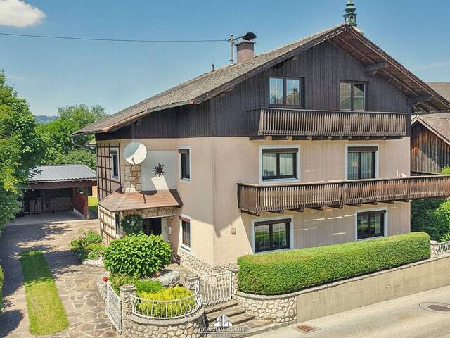 Immobilie in Atzbach - DEIN ZUHAUSE: Stilvolles Einfamilienhaus mit großem Garten und Pool - Bild 0
