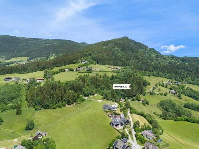Immobilie in Arriach - Leben mit Panorama - Stilvolle Doppelhaushälfte in traumhafter Naturlage - Bild 1