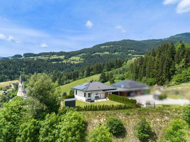 Immobilie in Arriach - Leben mit Panorama - Stilvolle Doppelhaushälfte in traumhafter Naturlage - Bild 3