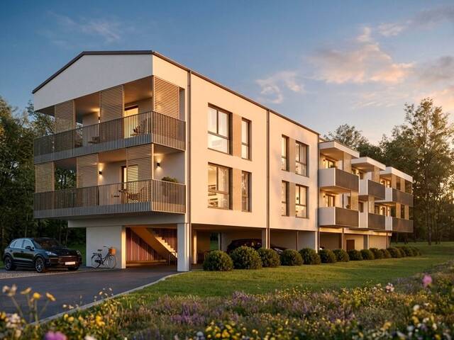 Immobilie in Ragnitz - Natur trifft auf moderne Architektur! Stilvolle Wohnung mit großem Balkon: Ihr neues Zuhause in Ragnitz - Bild 0