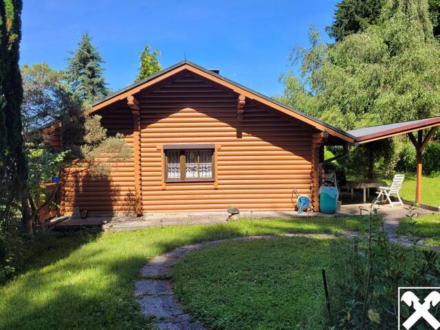 Immobilie in Aschach an der Steyr - Idyllisches Holzblockhaus in Naturrandlage - Bild 1
