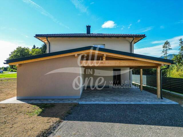 Immobilie in Völkermarkt - BEZUGSFERTIG- Einfamilienhaus mit großem Grundstück und Doppelcarport im Bezirk Völkermarkt - Bild 0