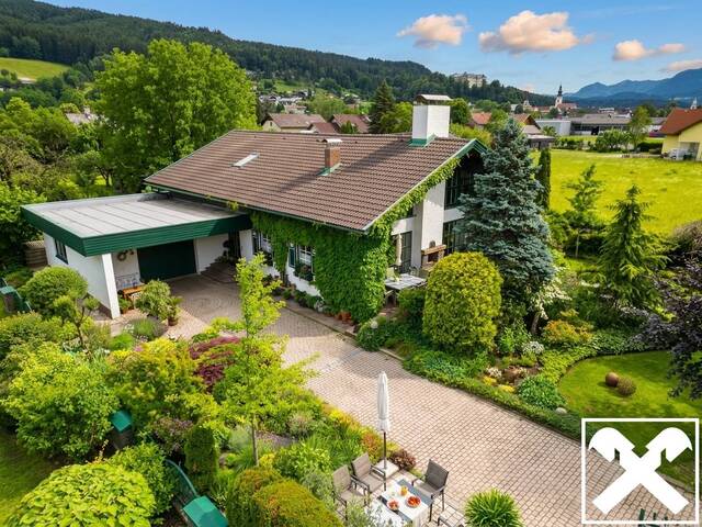 Immobilie in Bleiburg - Wohlfühlen garantiert! Attraktives Wohnhaus mit Garage, Pool und wunderschöner Gartenanlage - Bild 0