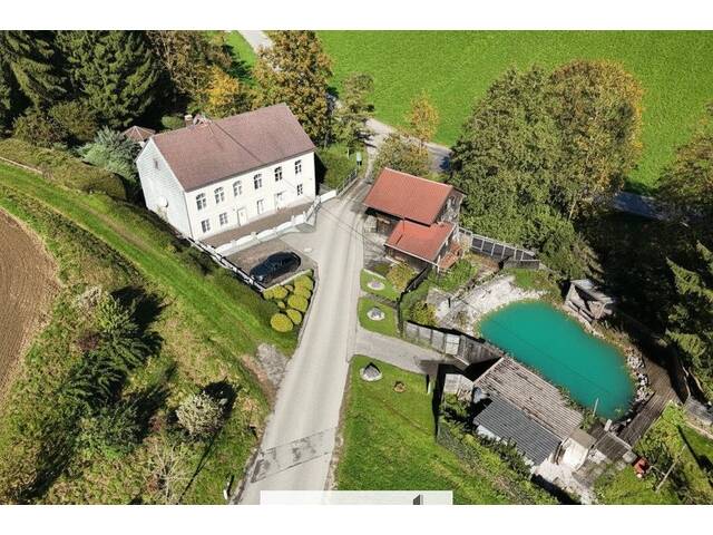Immobilie in Wartberg an der Krems - ALLEINLAGE-Traum neben Bach samt Teich/Biotop - Bild 3