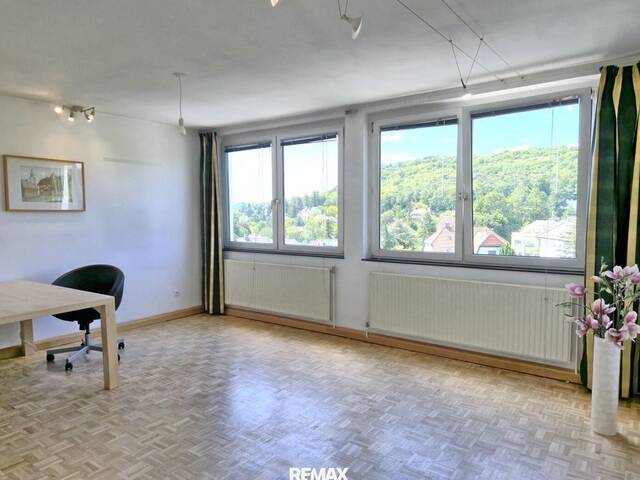 Immobilie in Maria Enzersdorf - Wohnen mit Weitblick - helle Wohnung im 7. Liftstock mit spektakulärer Fernsicht! - Bild 1