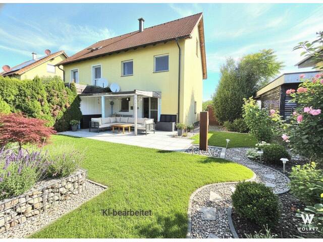Immobilie in Schwadorf - Doppelhaushälfte in ruhiger Siedlung | ca. 119,74 m2 | Garten | Terrasse | Keller | 2 Kfz-Stellplätze - Bild 0