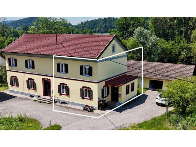 Immobilie in Poggersdorf - Geringe Fixkosten und viel Platz - Maisonette an der Gurk für Individualisten - Bild 1