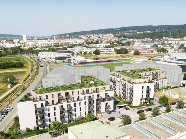 Immobilie in Eisenstadt - ZIELGERADE Eisenstadt - Neubau Erstbezug, Dachgeschoss mit Südseite, provisonsfrei - Bild 1