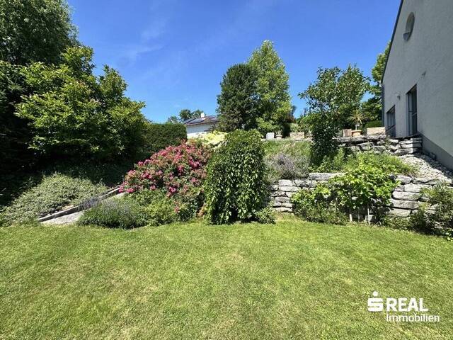 Immobilie in Wilhering - Modernes Einfamilienhaus mit Pool in Top-Lage von Wilhering mit traumhaftem Grünblick - Bild 2