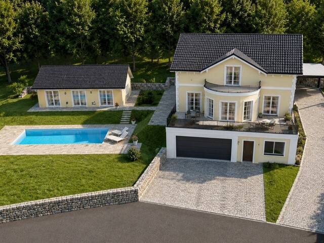 Immobilie in Knittelfeld - Knittelfeld: Raum für Visionen - Exklusiver Rohbau mit ca 493 m² Wohnkomfort in traumhafter Aussichtslage mit Blick über das Murtal - Bild 1