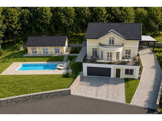 Immobilie in Knittelfeld - Knittelfeld: Raum für Visionen - Exklusiver Rohbau mit ca 493 m² Wohnkomfort in traumhafter Aussichtslage mit Blick über das Murtal - Bild 4