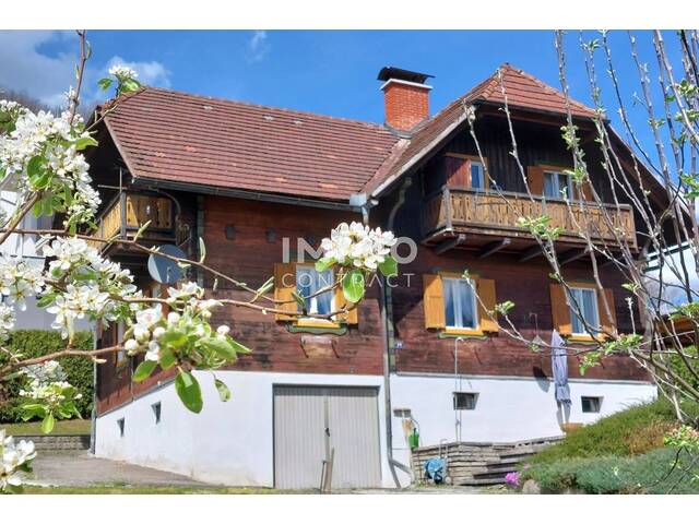 Immobilie in Kapfenberg - EINZIGARTIGE GELEGENHEIT IN KAPFENBERG SAN.BED. HOLZBLOCKHAUS MIT SCHÖNEM GRUND UND FERNBLICK UM € 175.000,-- - Bild 4
