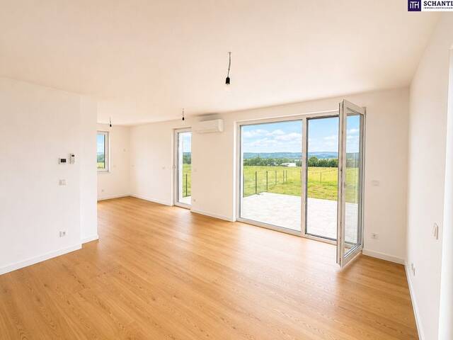 Immobilie in Großpetersdorf - SONNENUNTERGÄNGE INKLUSIVE - EXKLUSIVER DESIGN-BUNGALOW MIT 5 ZIMMERN, PHOTOVOLTAIK & 750 M² GRUND! - Bild 1
