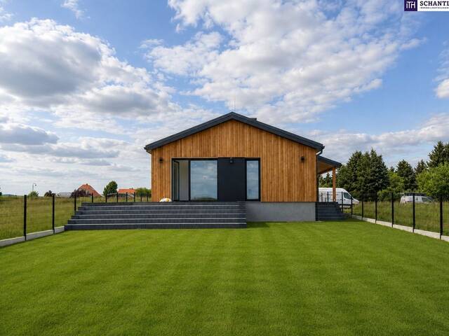 Immobilie in Großpetersdorf - SONNENUNTERGÄNGE INKLUSIVE - EXKLUSIVER DESIGN-BUNGALOW MIT 5 ZIMMERN, PHOTOVOLTAIK & 750 M² GRUND! - Bild 2