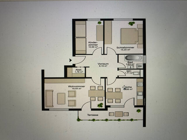 Immobilie in Bregenz - Geräumige 3-Zimmer-Wohnung mit Balkon in Seenähe - Bild 1