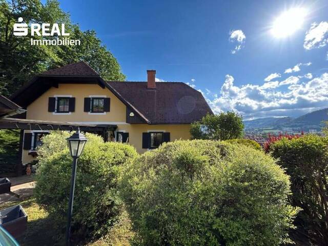 Immobilie in Köflach - Einfamilienhaus mit Weinkeller, Sauna & Bergblick - Bild 0