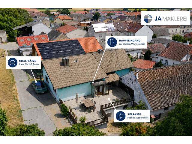 Immobilie in Dürnkrut - Viel Platz für Familie, Hobby und Genuss – Wohnhaus mit Stadl & Weinkeller - Bild 0