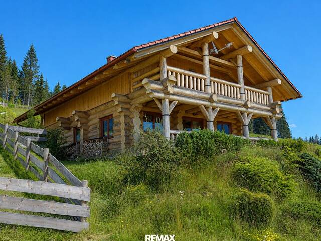 Immobilie in Alpl - *** Einzigartiges 160 m² Naturstammhaus mit Veranda und Balkon am Alpl - Ruhe, Panoramablick und Ferienvermietungspotenzial *** - Bild 0