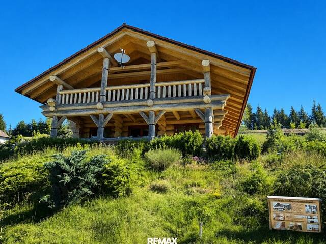 Immobilie in Alpl - *** Einzigartiges 160 m² Naturstammhaus mit Veranda und Balkon am Alpl - Ruhe, Panoramablick und Ferienvermietungspotenzial *** - Bild 1